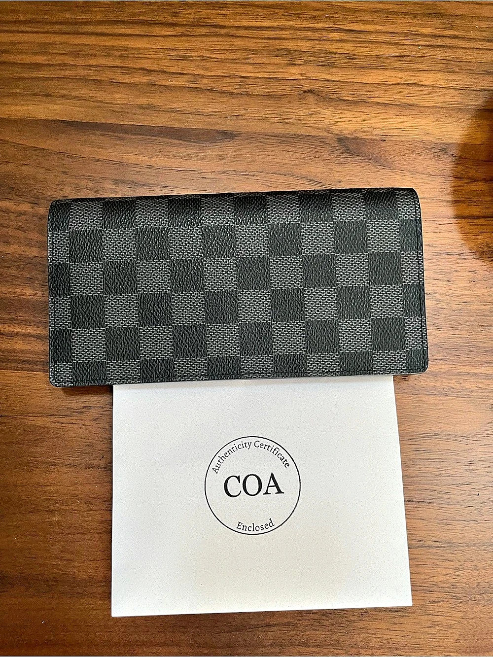 Louis Vuitton Multiple Wallet Damier Graphite Wallet in Black NWT
